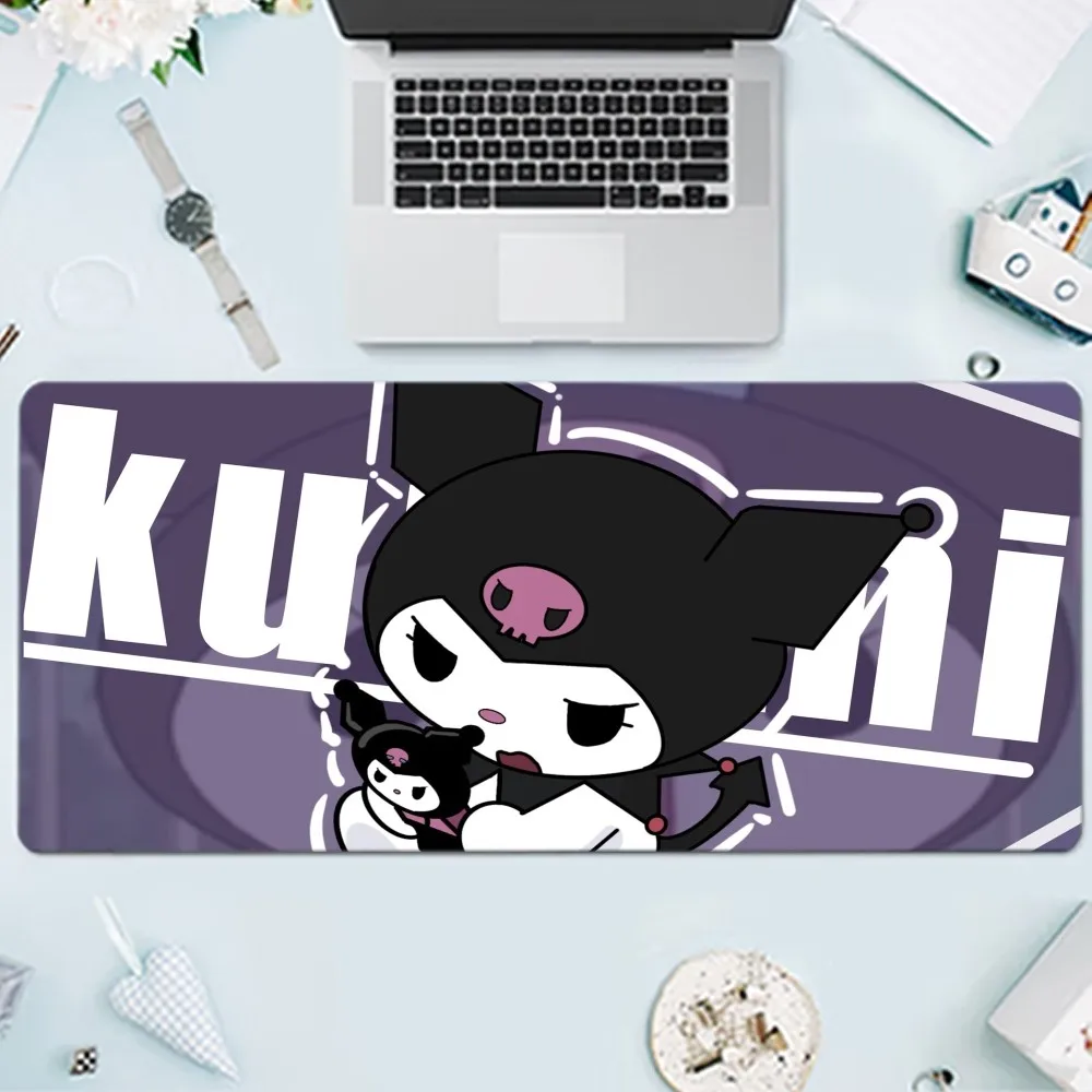 Kuromi Kawaii Mousepad Large Gaming Compute Gamer PC Keyboard Mouse Mat 3 - Kuromi Shop