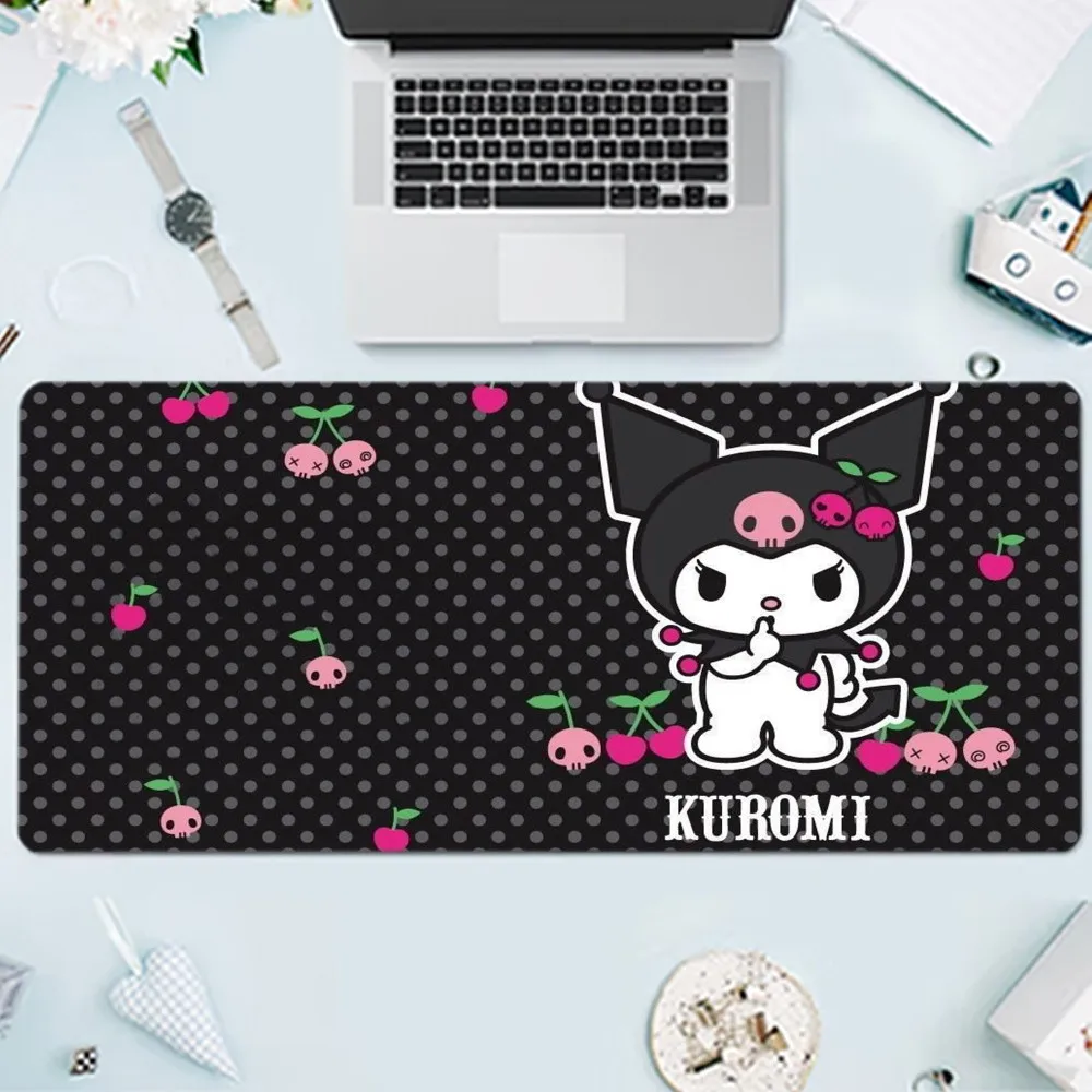Kuromi Kawaii Mousepad Large Gaming Compute Gamer PC Keyboard Mouse Mat 6 - Kuromi Shop