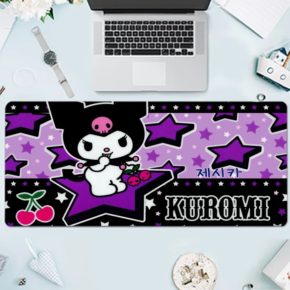 Kuromi Kawaii Mousepad Large Gaming Compute Gamer PC Keyboard Mouse Mat 7 - Kuromi Shop