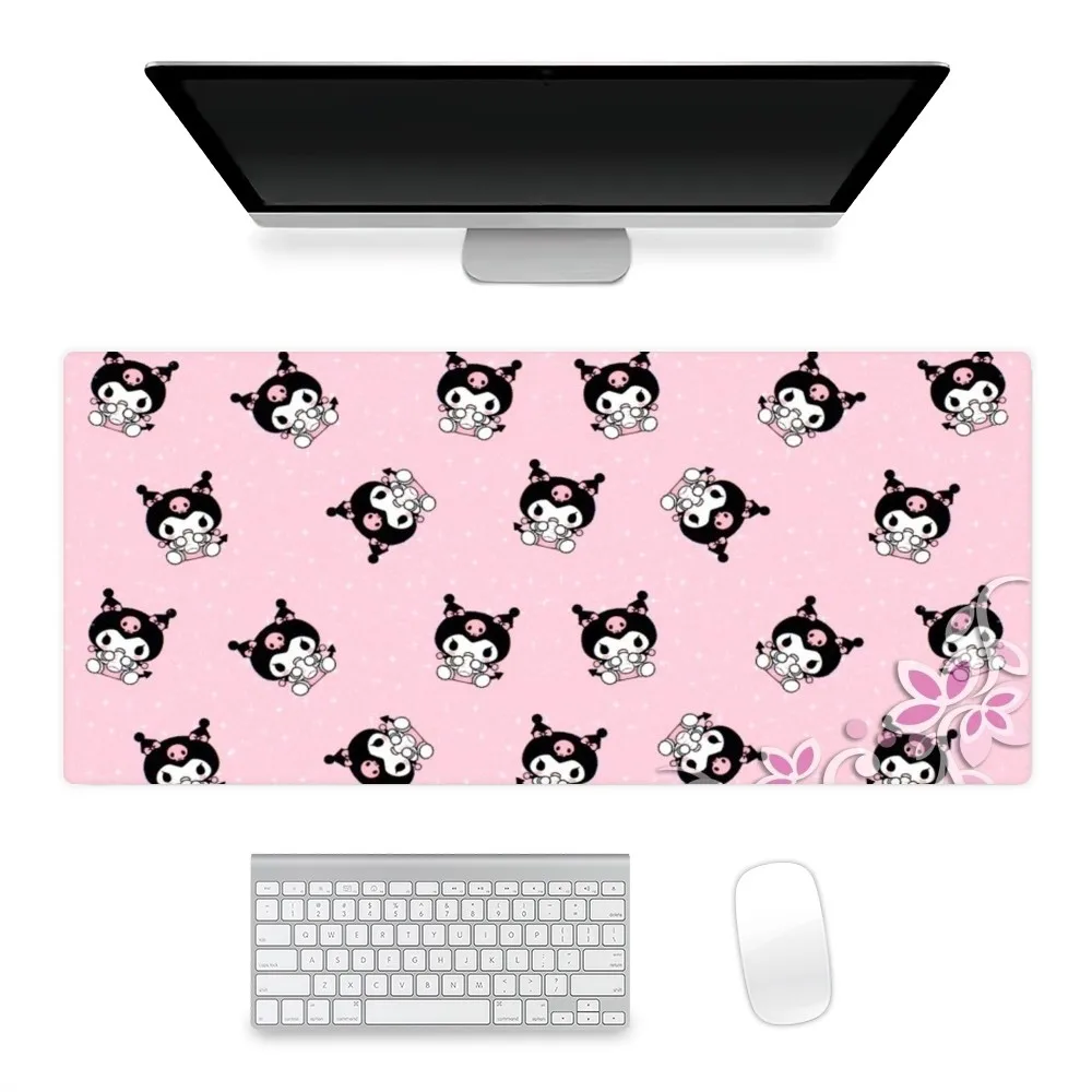 Sanrio Kuromi Cute Mousepad Office Large Small Mouse PC Computer Game Keyboard Rubber Anti Slip Mice 8 - Kuromi Shop